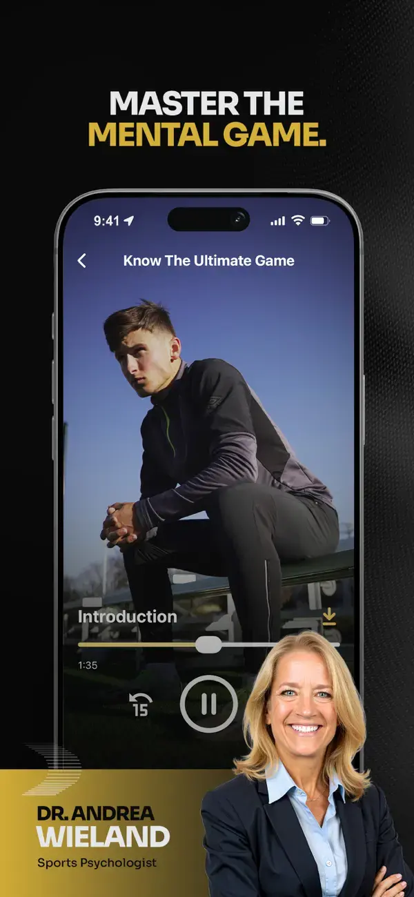 NSP Soccer App Store preview of mental performance coaching
